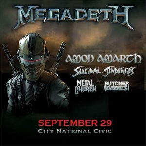 Megadeth @ <a href="http://sanjosetheaters.org/theaters/city-national-civic/">City National Civic</a> | 135 West San Carlos Street, San Jose, CA 95113 | United States