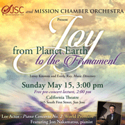 San Jose Symphonic Choir: Joy from Planet Earth to the Firmament @ <a href="http://sanjosetheaters.org/theaters/california-theatre/">California Theatre</a> | 345 South First St., San Jose, CA 95113